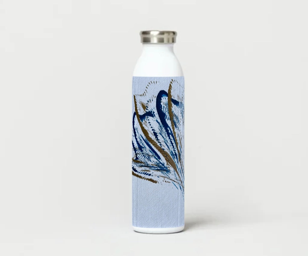 Hochwertige Wasserflasche, Vakuumisolierung für kalt & warm Getränke, Limited Edition Art by DaisyArtCzeczor