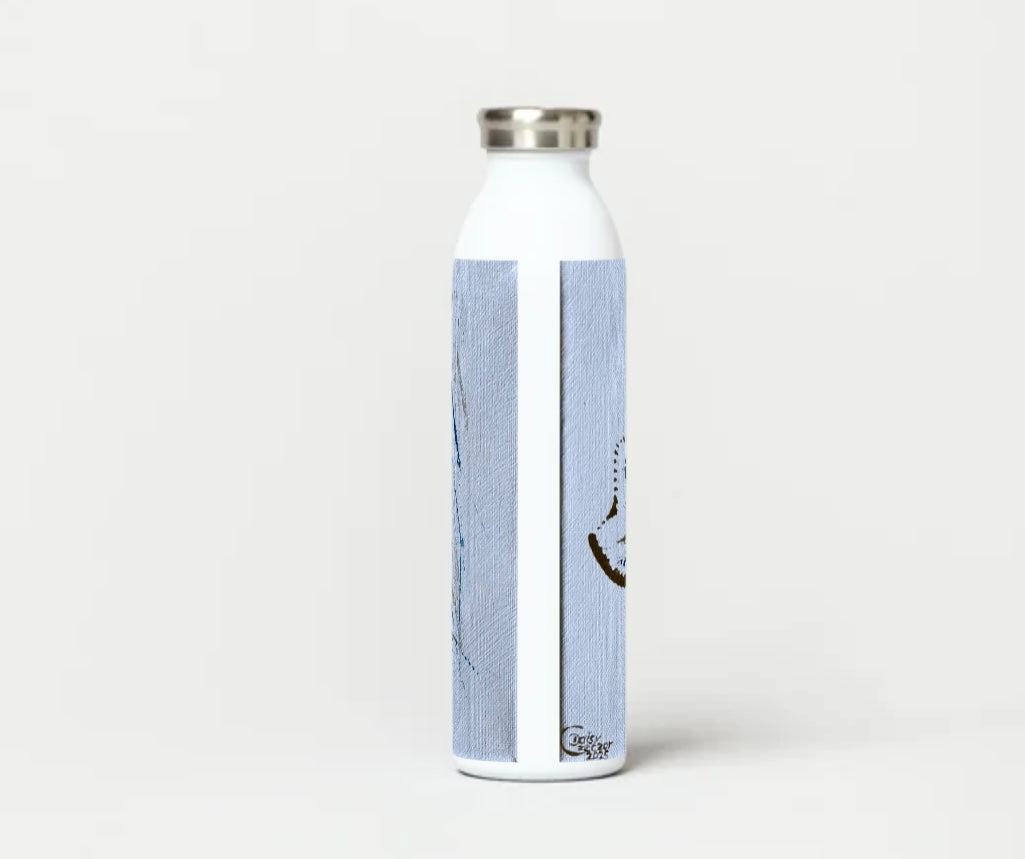 Hochwertige Wasserflasche, Vakuumisolierung für kalt & warm Getränke, Limited Edition Art by DaisyArtCzeczor