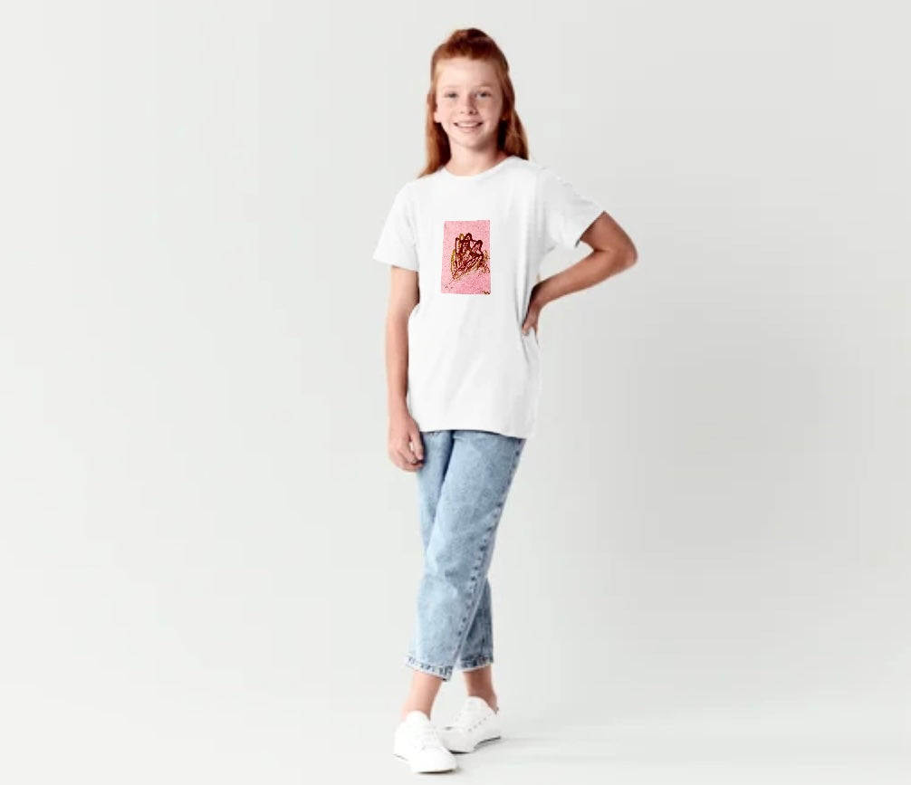 Kurzarm T-Shirt (Baumwolle), Limited Edition Art Shirt by DaisyArtCzeczor - Marke Bella + Canvas & Rabbit Skins