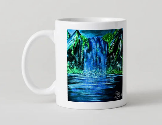 Hochwertiger Keramikbecher (gedruckt), Limited Edition Art by DaisyArtCzeczor