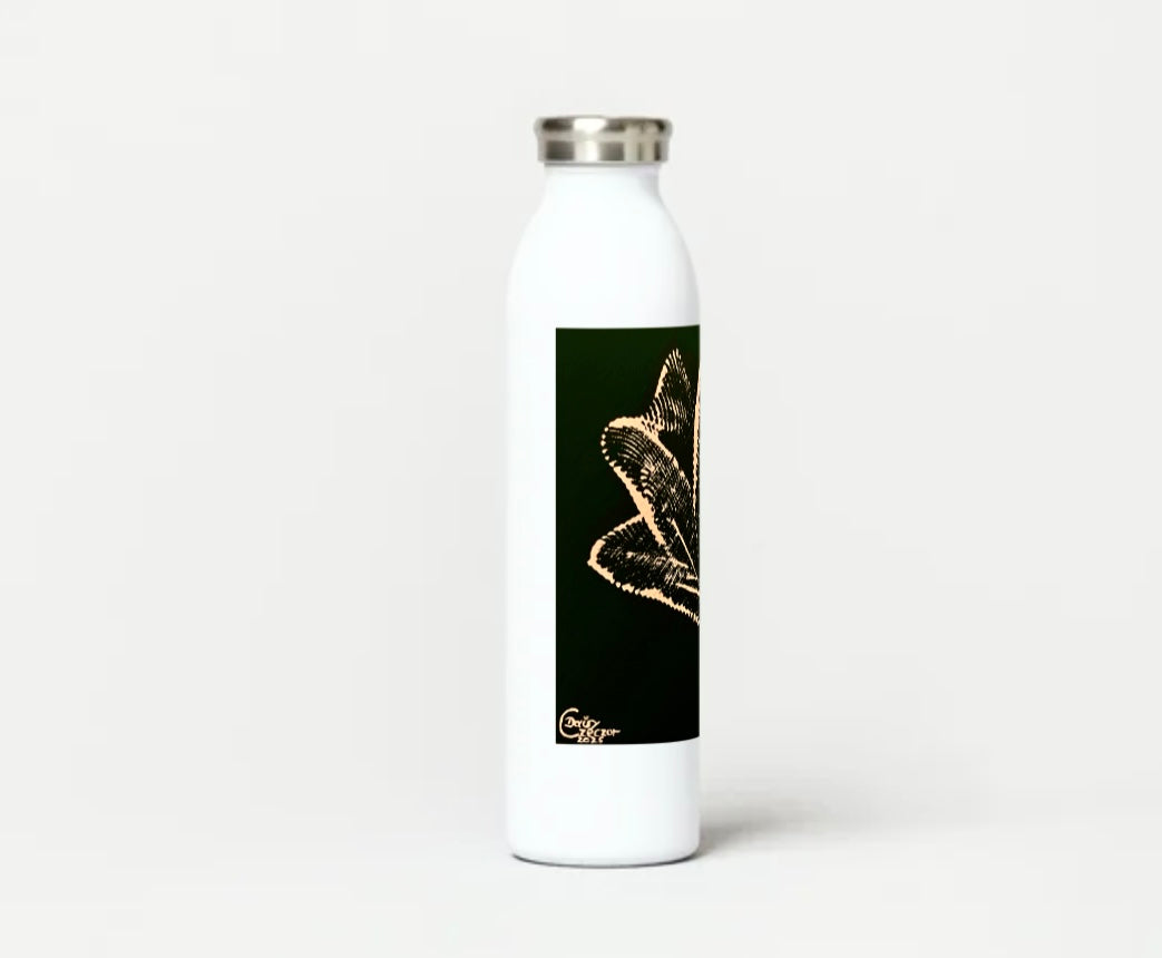 Hochwertige Wasserflasche, Vakuumisolierung für kalt & warm Getränke, Limited Edition Art by DaisyArtCzeczor