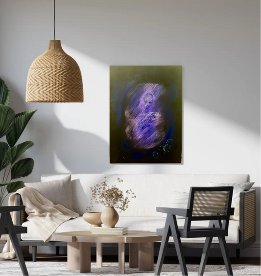 Under the Water – Acryl auf Leinwand (80 x 60 cm x 1,5 cm) - by DaisyArtCzeczor