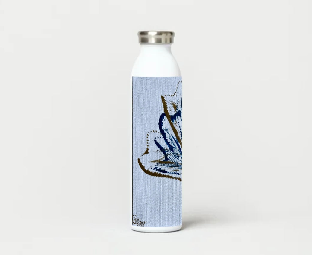 Hochwertige Wasserflasche, Vakuumisolierung für kalt & warm Getränke, Limited Edition Art by DaisyArtCzeczor