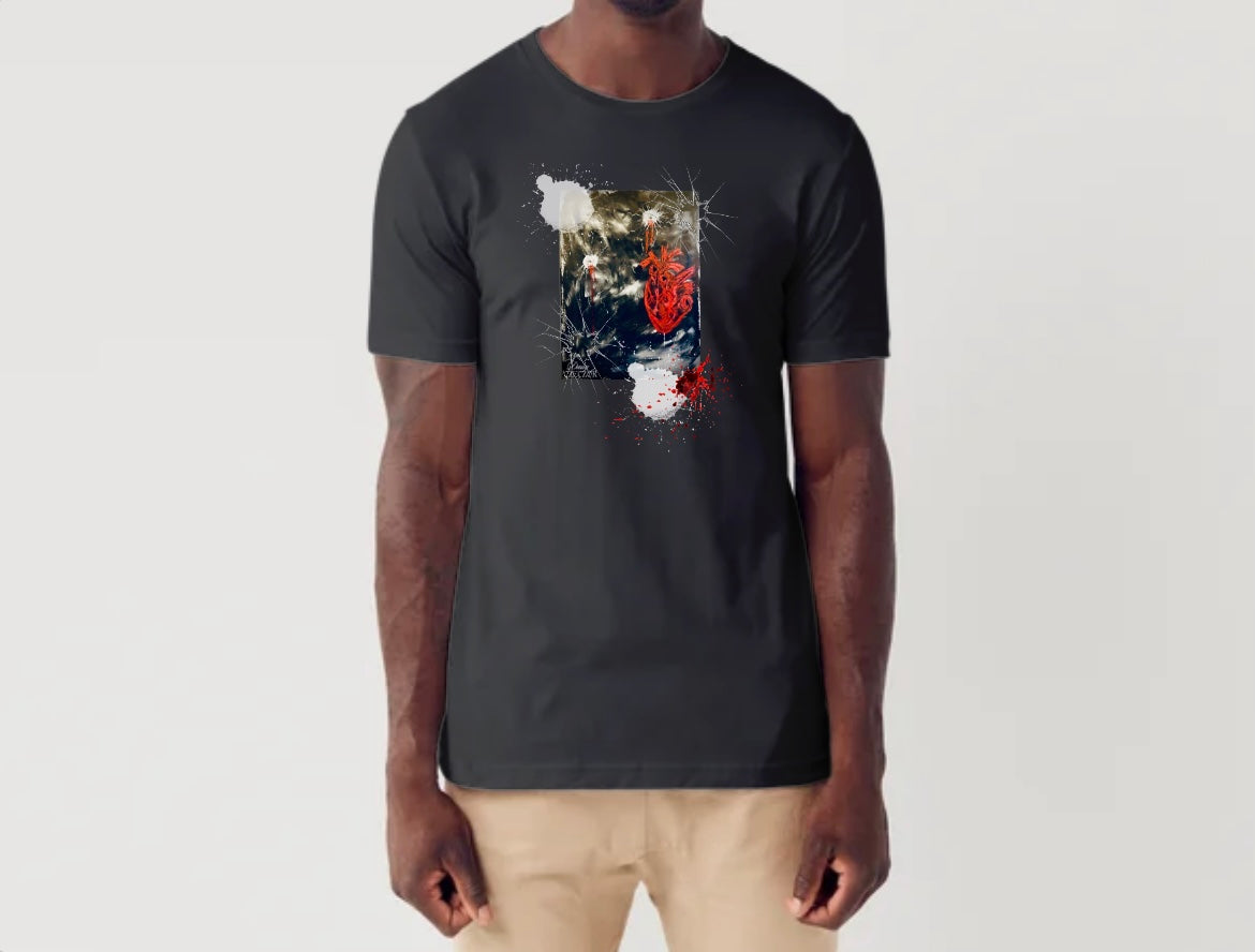 Kurzarm T-Shirt (Baumwolle), Limited Edition Art Shirt by DaisyArtCzeczor - T-Shirt Kollektion (inkl. gratis Flasche ODER Tragetasche – nur bis 01.06.2025!