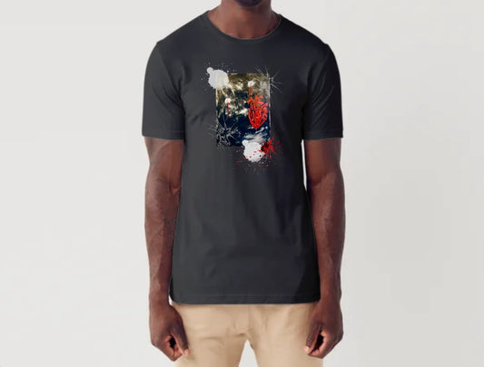 Kurzarm T-Shirt (Baumwolle), Limited Edition Art Shirt by DaisyArtCzeczor - T-Shirt Kollektion (inkl. gratis Flasche ODER Tragetasche – nur bis 01.06.2025!