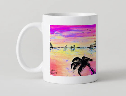 Hochwertiger Keramikbecher (gedruckt), Limited Edition Art by DaisyArtCzeczor