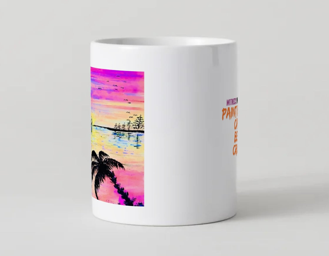 Hochwertiger Keramikbecher (gedruckt), Limited Edition Art by DaisyArtCzeczor