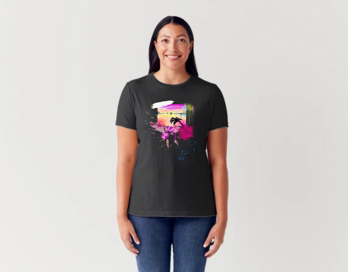 Kurzarm T-Shirt (Baumwolle), Limited Edition Art Shirt by DaisyArtCzeczor - T-Shirt Kollektion (inkl. gratis Flasche ODER Tragetasche – nur bis 01.06.2025!