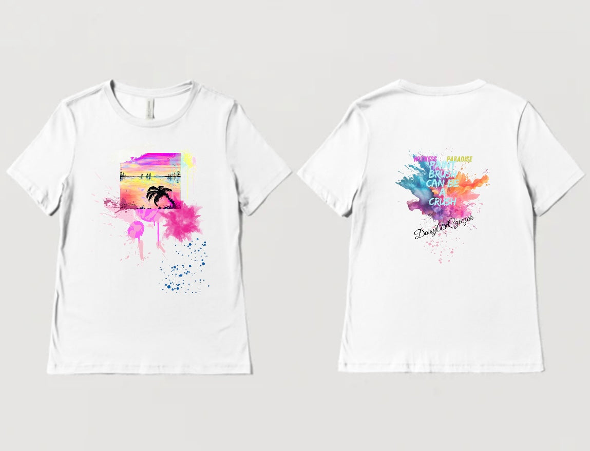 Kurzarm T-Shirt (Baumwolle), Limited Edition Art Shirt by DaisyArtCzeczor - T-Shirt Kollektion (inkl. gratis Flasche ODER Tragetasche – nur bis 01.06.2025!