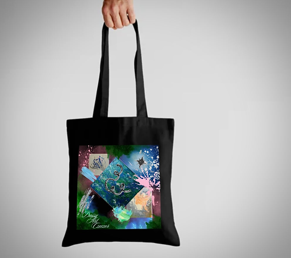 Hochwertige Tragetasche (Baumwolle), Limited Edition Art by DaisyArtCzeczor