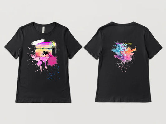 Kurzarm T-Shirt (Baumwolle), Limited Edition Art Shirt by DaisyArtCzeczor - T-Shirt Kollektion (inkl. gratis Flasche ODER Tragetasche – nur bis 01.06.2025!