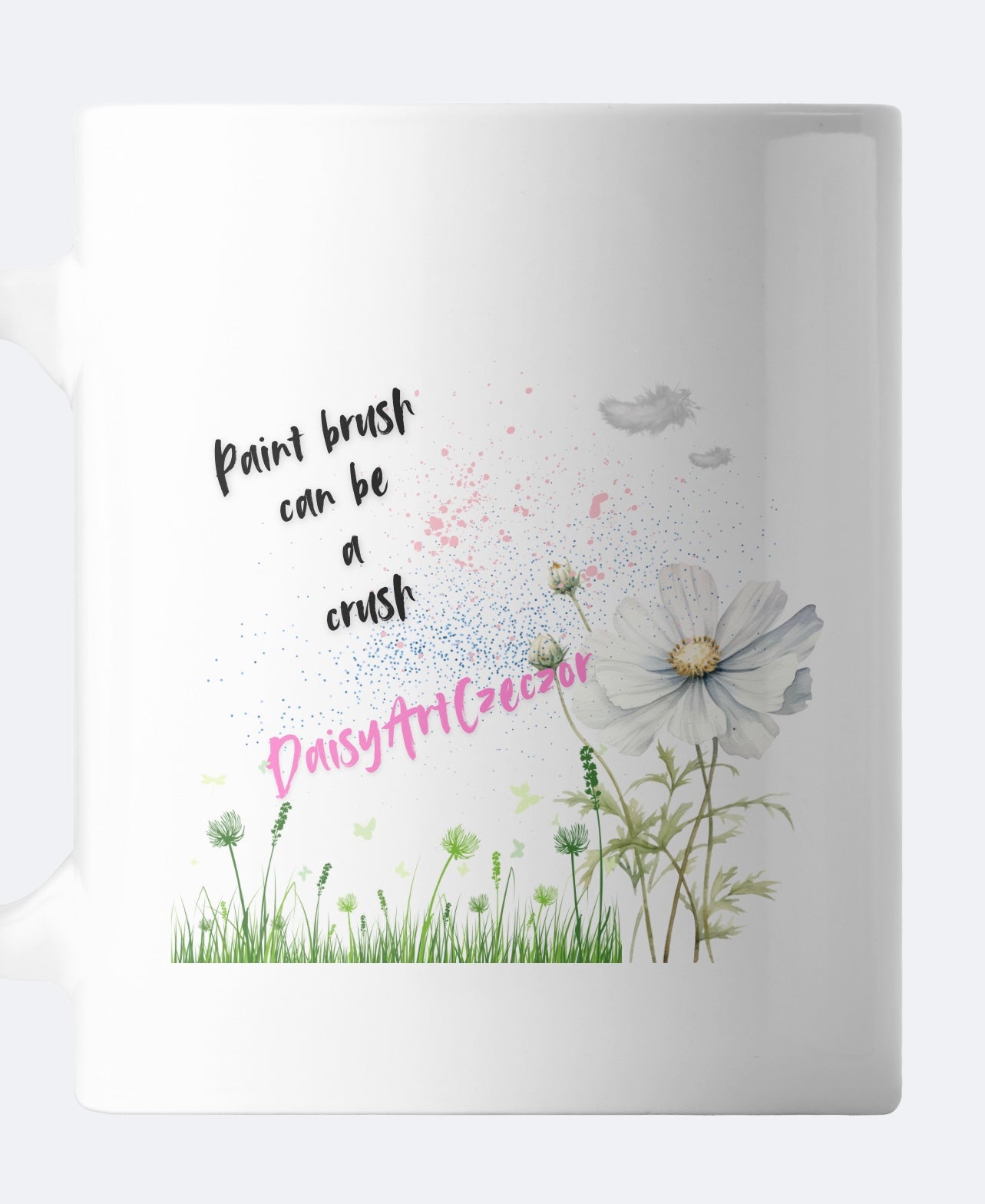 Hochwertiger Keramikbecher, Limited Edition Art by DaisyArtCzeczor
