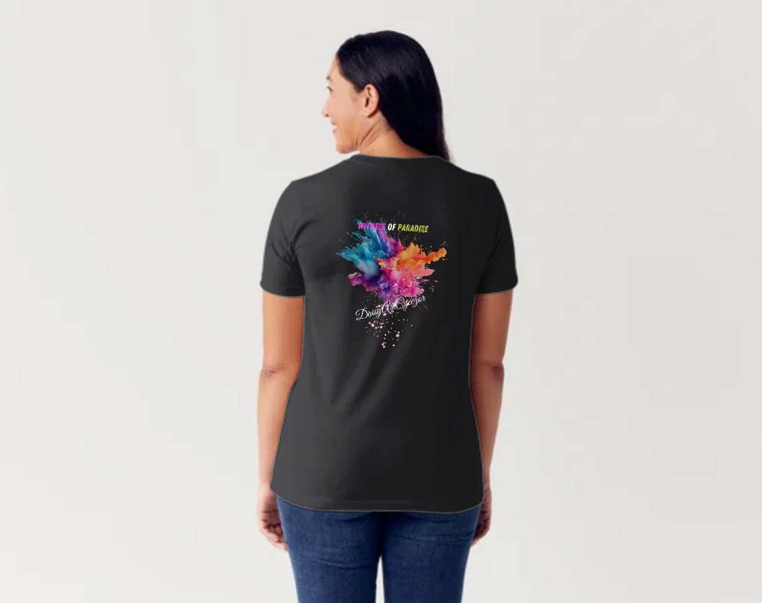 Kurzarm T-Shirt (Baumwolle), Limited Edition Art Shirt by DaisyArtCzeczor - T-Shirt Kollektion (inkl. gratis Flasche ODER Tragetasche – nur bis 01.06.2025!