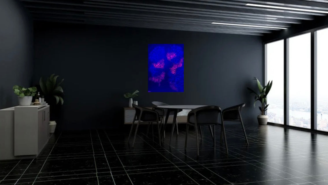 Genesis – Acryl & Neon auf Leinwand (80 x 60 cm x 1,5 cm) by DaisyArtCzeczor