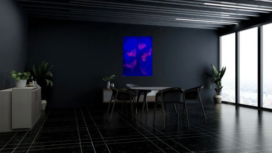 Genesis – Acryl & Neon auf Leinwand (80 x 60 cm x 1,5 cm) by DaisyArtCzeczor