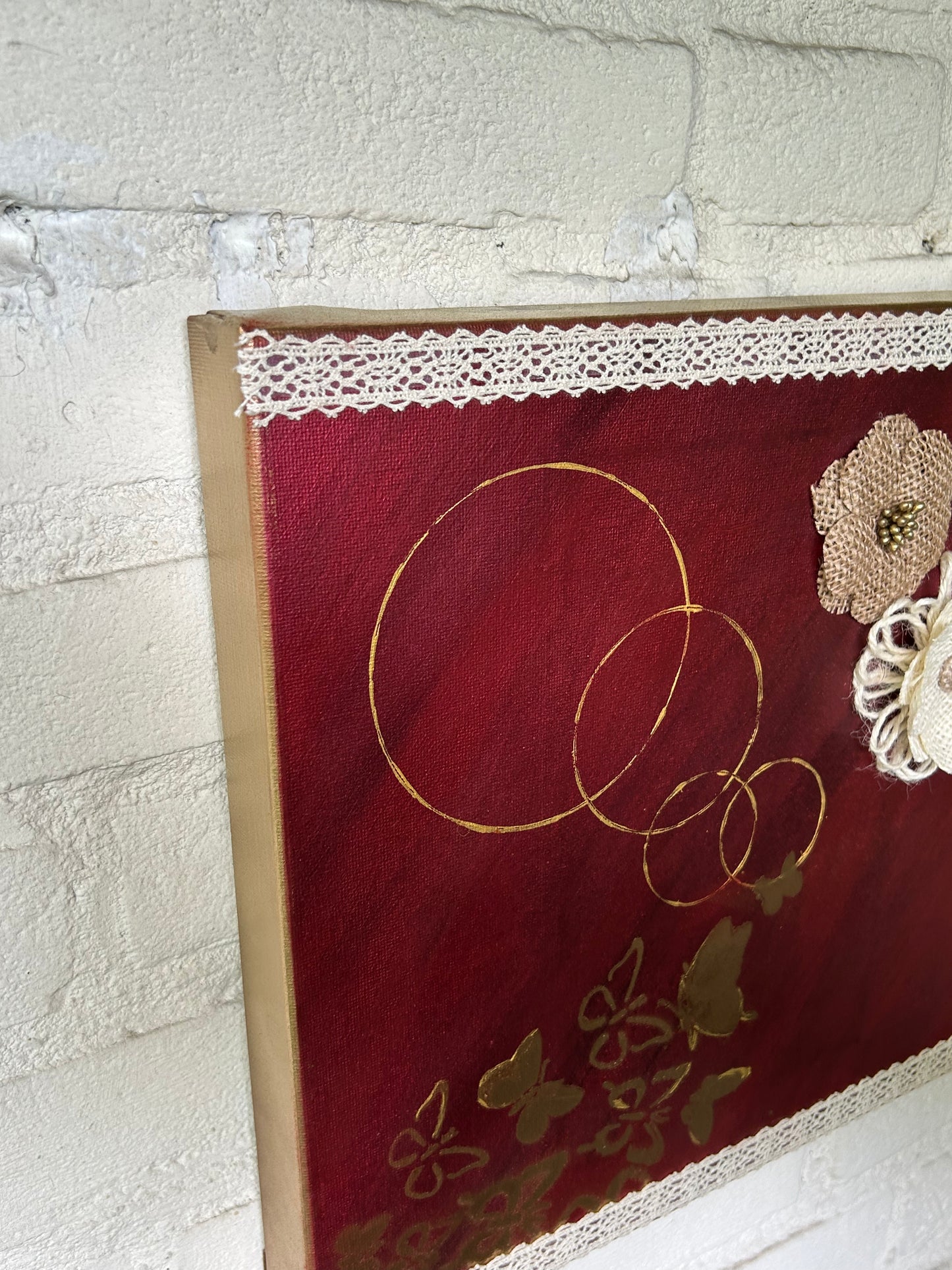 Wurzeln der Verwandlung - Original Kunstwerk- by Daisy Art Czeczor - zusätzlich Räucherstäbchen & Halter - Aroma Duftkerze