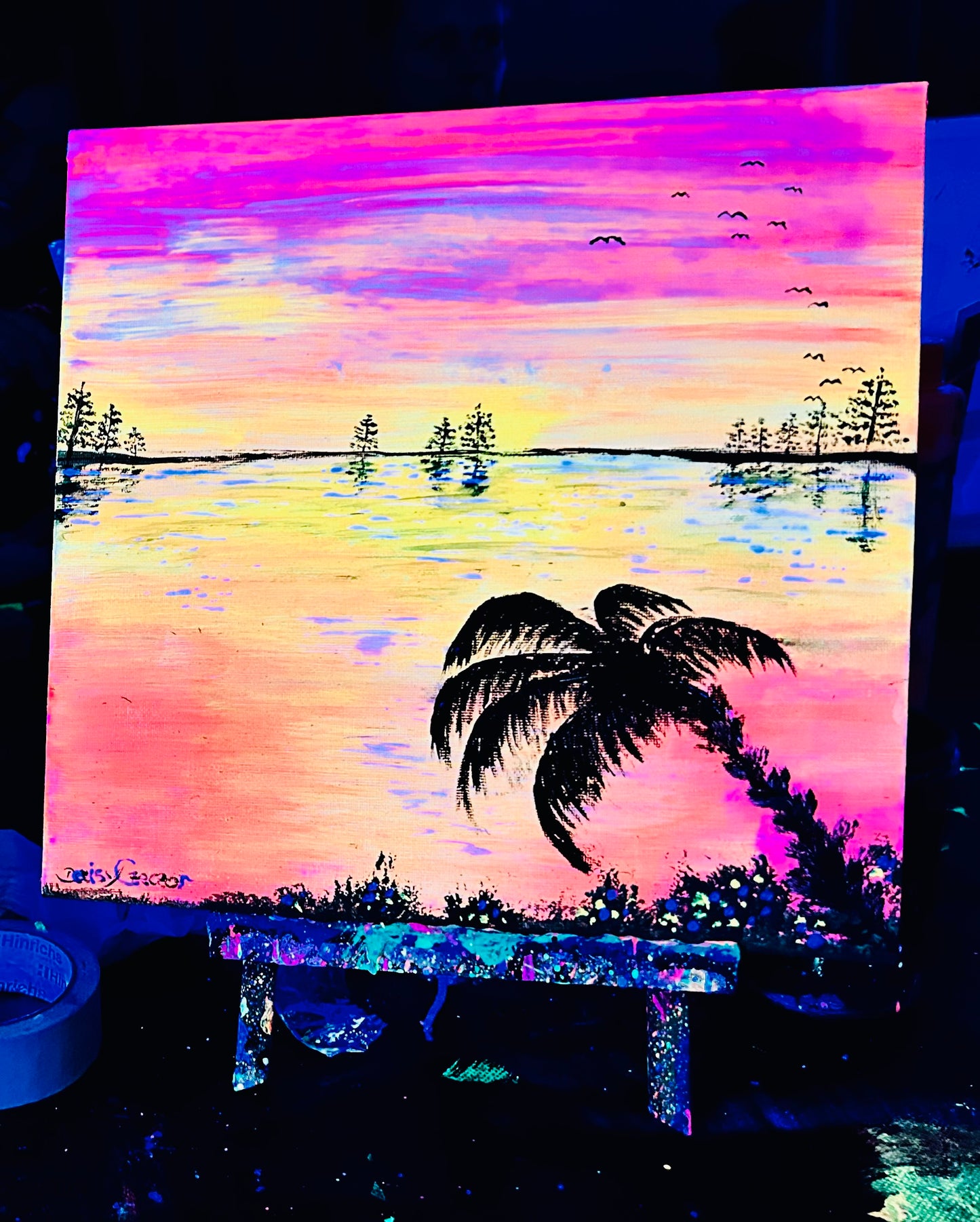 Hochwertige Wasserflasche, Vakuumisolierung für kalt & warm Getränke, Limited Edition Art by DaisyArtCzeczor