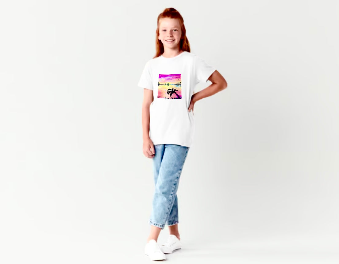 Kurzarm T-Shirt (Baumwolle), Limited Edition Art Shirt by DaisyArtCzeczor - Marke Bella + Canvas & Rabbit Skins
