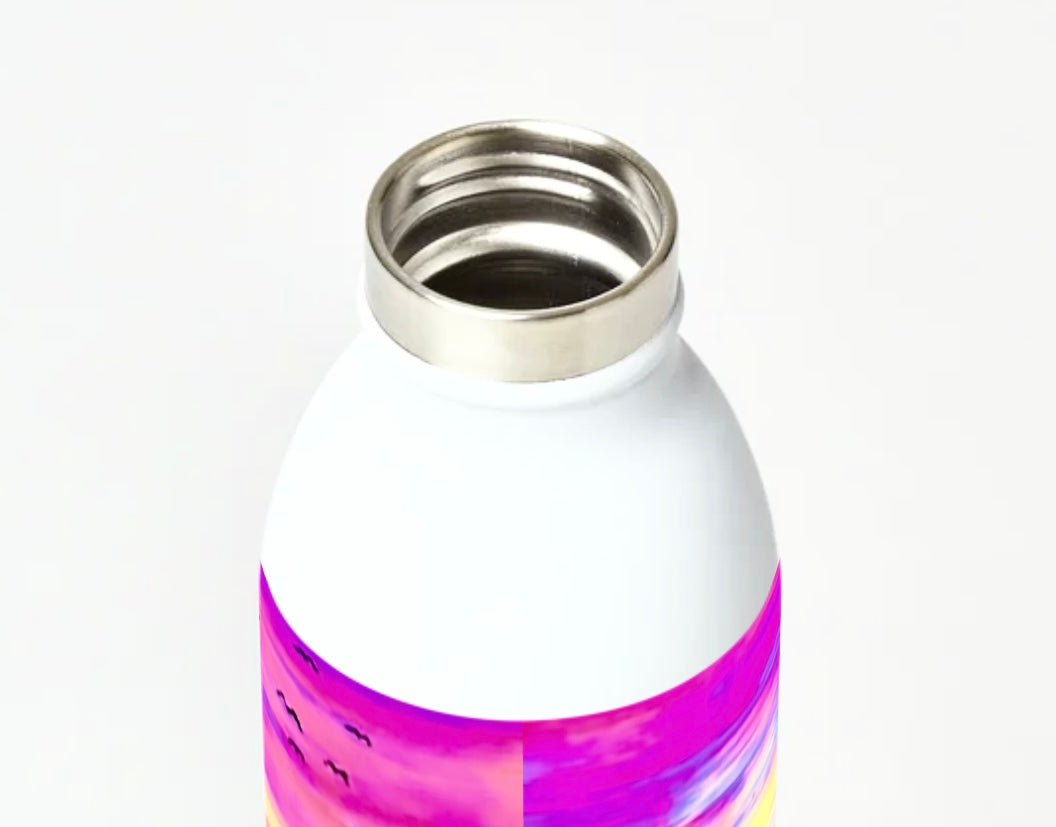 Hochwertige Wasserflasche, Vakuumisolierung für kalt & warm Getränke, Limited Edition Art by DaisyArtCzeczor