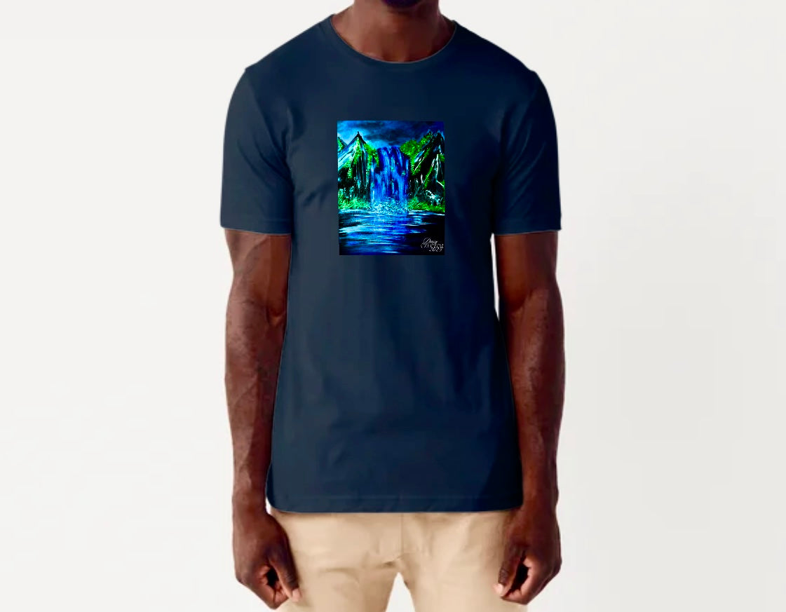 Kurzarm T-Shirt (Baumwolle), Limited Edition Art Shirt by DaisyArtCzeczor (S, M, L, XL, XXL, Kinder & Babys) Marke Bella + Canvas & Rabbit Skins