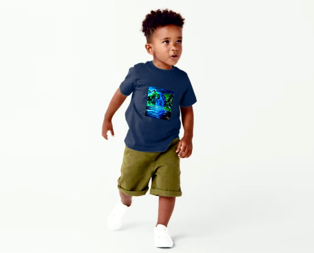 Kurzarm T-Shirt (Baumwolle), Limited Edition Art Shirt by DaisyArtCzeczor (S, M, L, XL, XXL, Kinder & Babys) Marke Bella + Canvas & Rabbit Skins