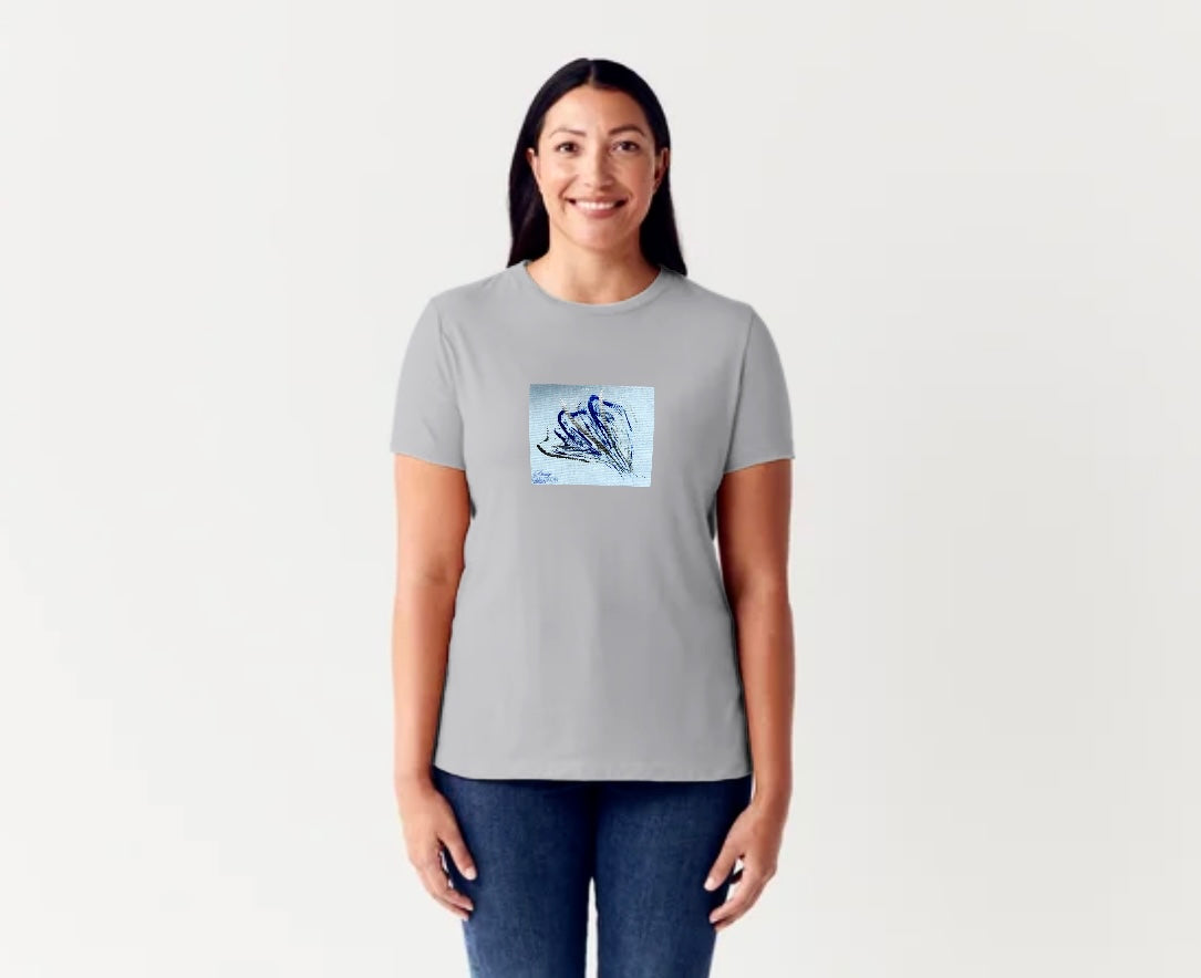Kurzarm T-Shirt (Baumwolle), Limited Edition Art Shirt by DaisyArtCzeczor - Marke Bella + Canvas & Rabbit Skins