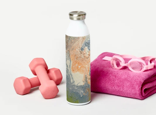 Hochwertige Wasserflasche, Vakuumisolierung für kalt & warm Getränke, Limited Edition Art by DaisyArtCzeczor