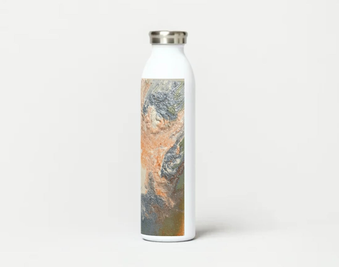 Hochwertige Wasserflasche, Vakuumisolierung für kalt & warm Getränke, Limited Edition Art by DaisyArtCzeczor
