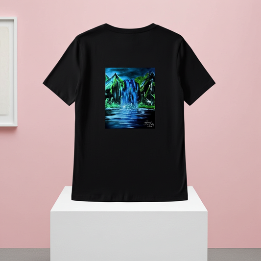Kurzarm T-Shirt (Baumwolle), Art Shirt by DaisyArtCzeczor