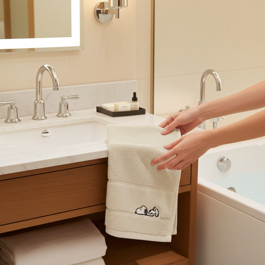 VOSSEN „Sleepy Snoopy 30“ Gästetuch (2er-Pack)