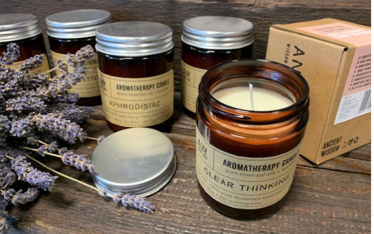 Aromatherapy Candle – Sojawachskerze mit ätherischen Ölen