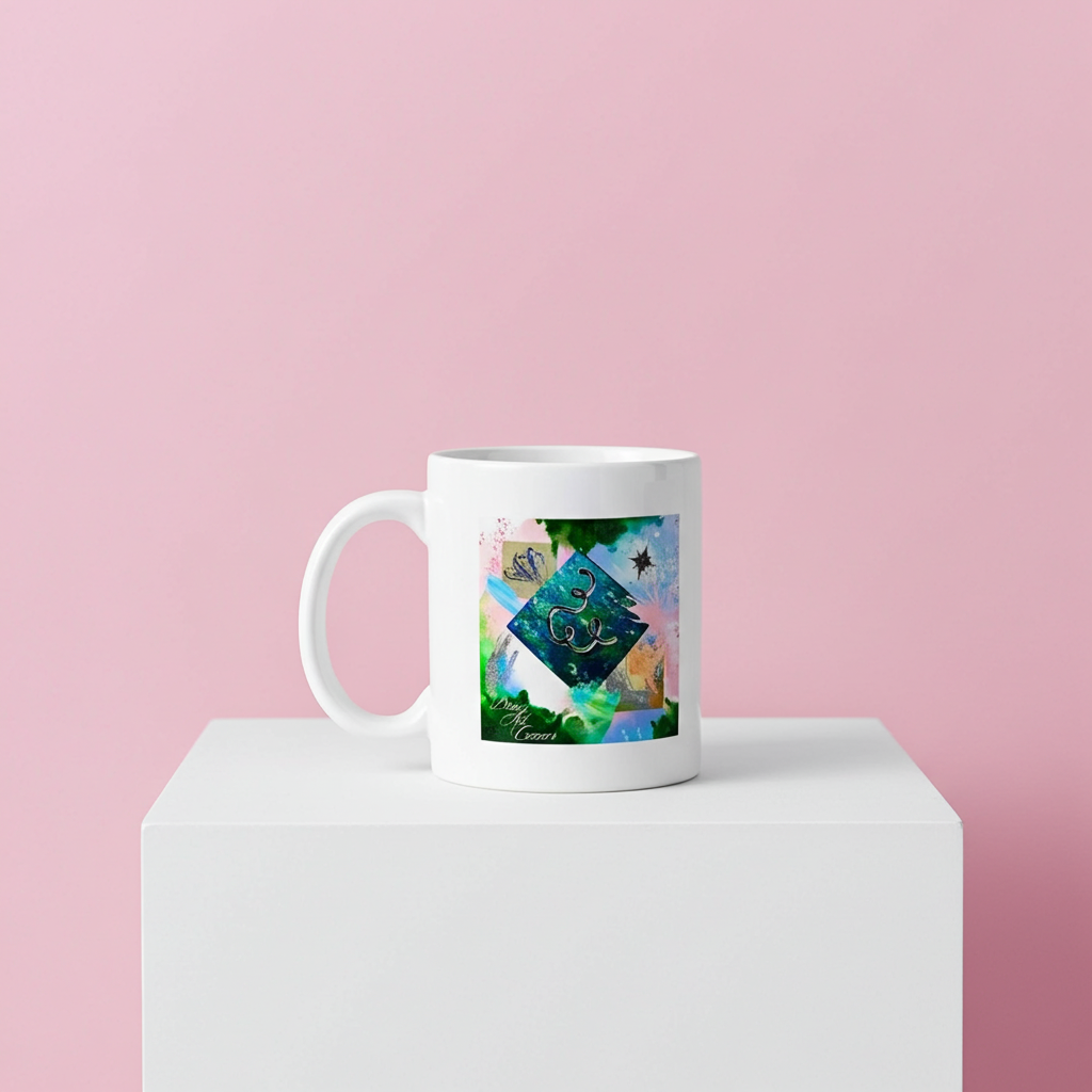 Art of Mug-Hochwertiger Keramikbecher, Art by DaisyArtCzeczor