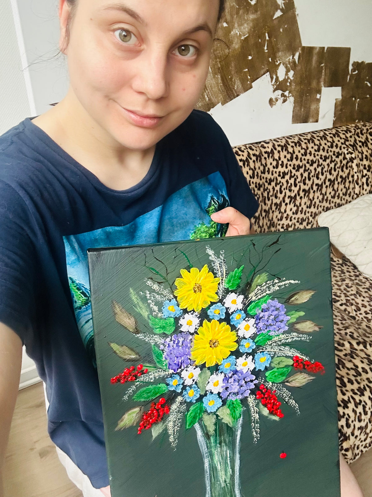 Warm pieces by Daisy Art Czeczor - 40 x 30 x 4 cm - Original Werk
