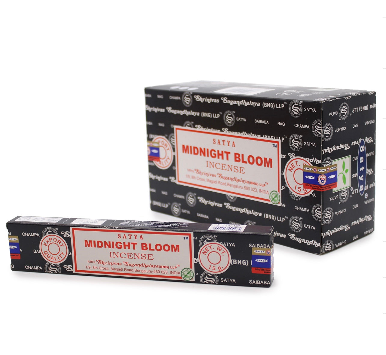 Satya Räucherstäbchen - 12 Päckchen × 15 g / 180 Räucherstäbchen