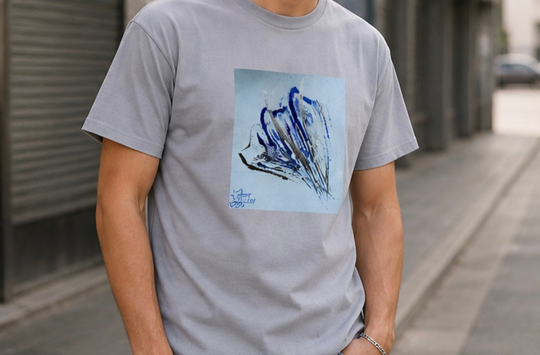 Kurzarm T-Shirt (Baumwolle), Art Shirt by DaisyArtCzeczor