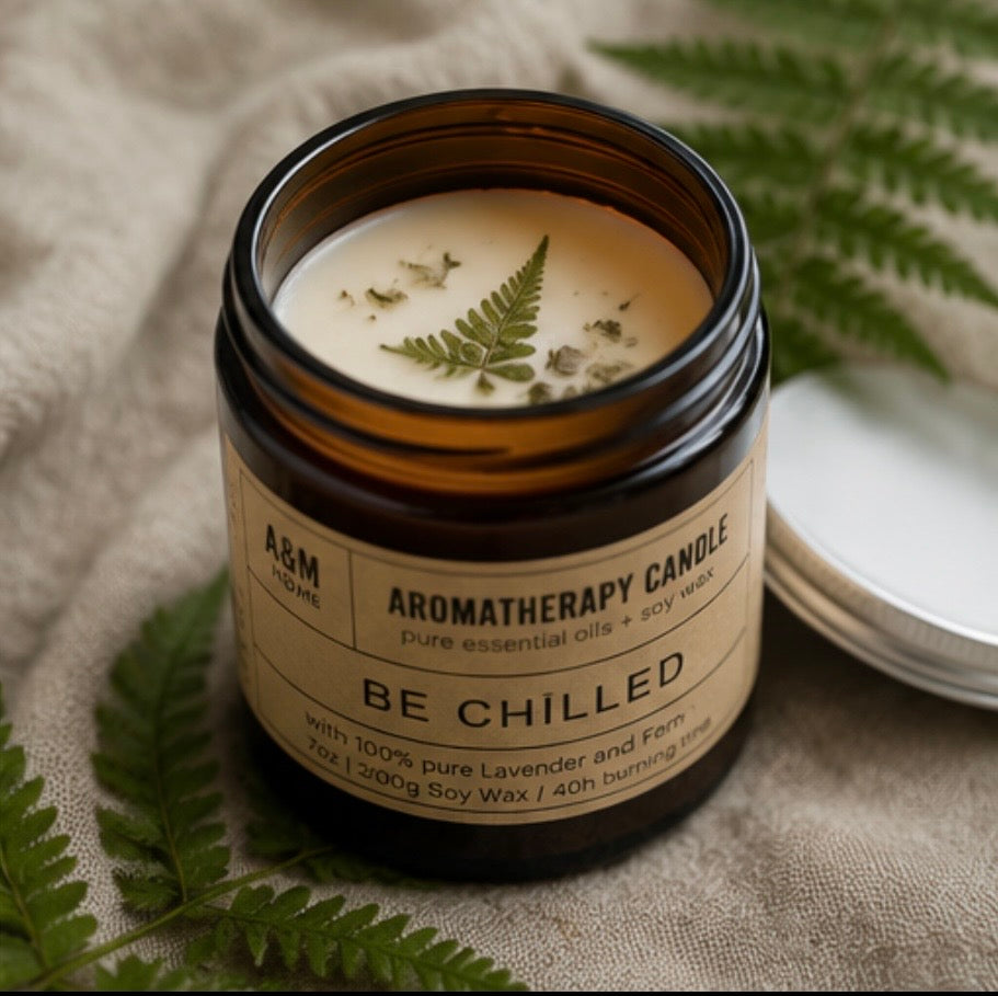 Aromatherapy Candle – Sojawachskerze mit ätherischen Ölen