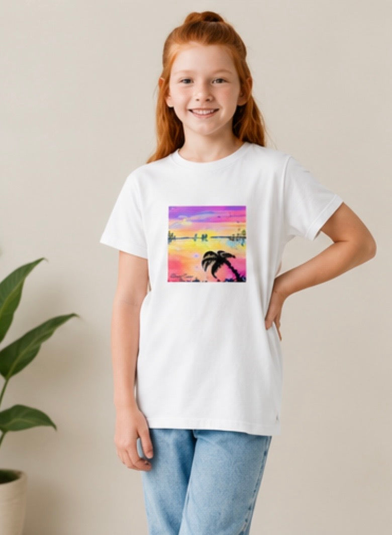 Kurzarm T-Shirt (Baumwolle), Art Shirt by Daisy Art Czeczor