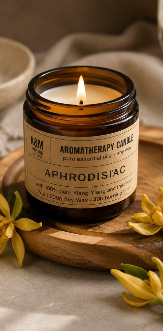 Aromatherapy Candle – Sojawachskerze mit ätherischen Ölen