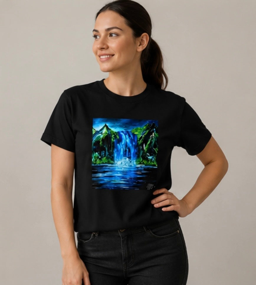 Kurzarm T-Shirt (Baumwolle), Art Shirt by DaisyArtCzeczor