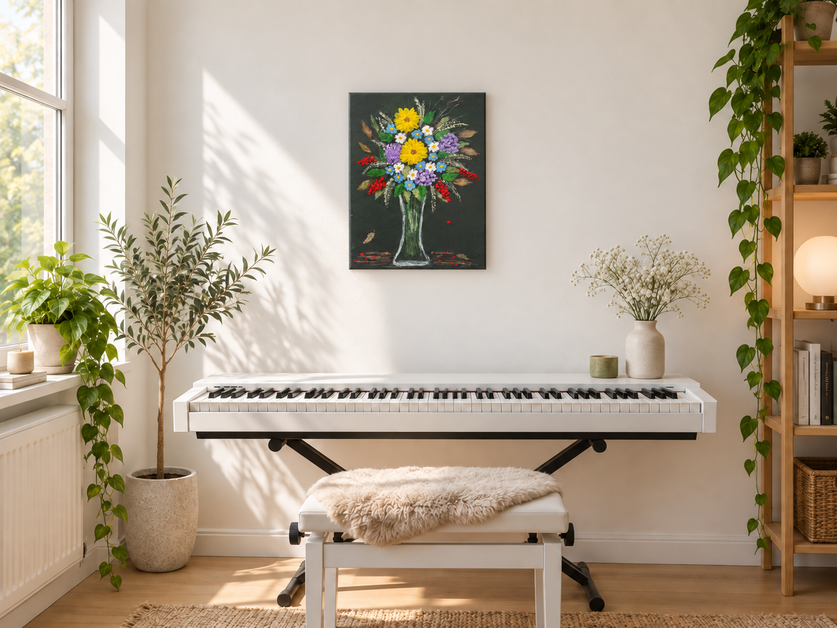 Warm pieces by Daisy Art Czeczor - 40 x 30 x 4 cm - Original Werk