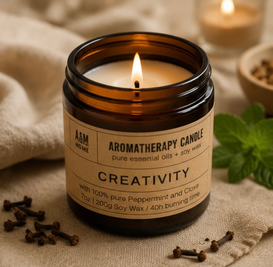 Aromatherapy Candle – Sojawachskerze mit ätherischen Ölen