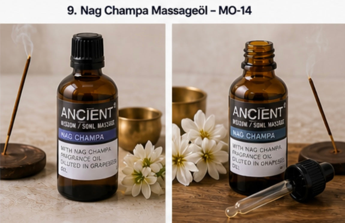 Sinnliches Massageöl – 50ml | Ätherische Öle für Entspannung & Wohlbefinden - zur äußeren Anwendung