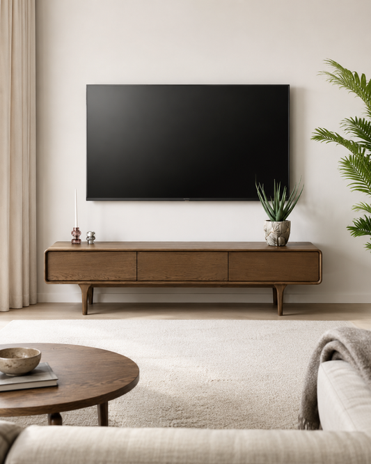 Darwin TV-Bench – Dunkelbraun - 180 cm