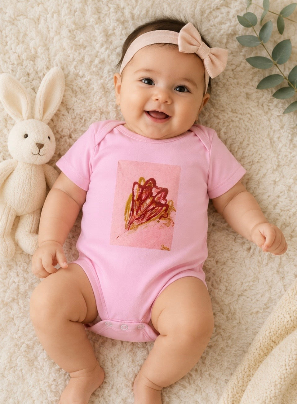 Kurzarm T-Shirt für Kind & Baby (Baumwolle), Art Shirt by Daisy Art Czeczor