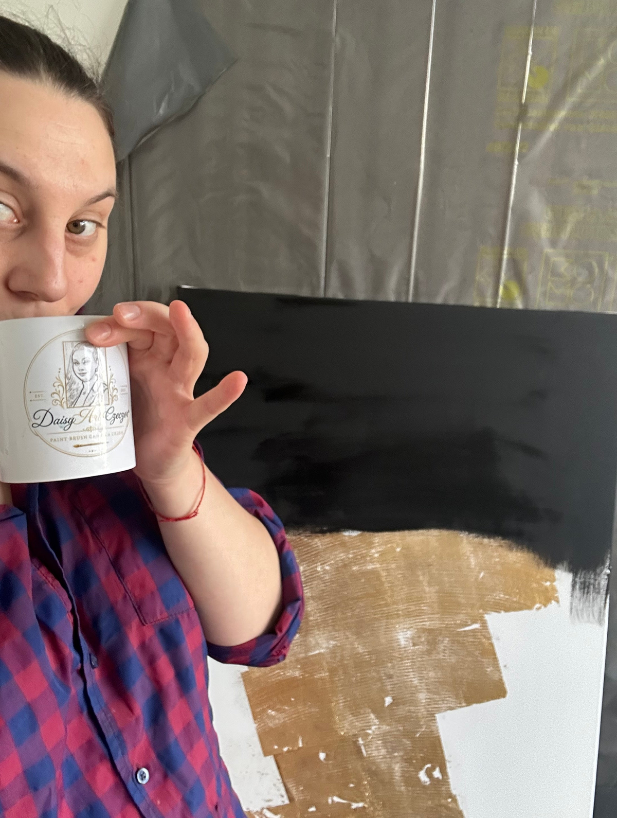 The Empress - Original Werk by Daisy Art Czeczor - 140x70x4 cm / Keilrahmen