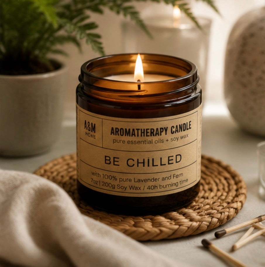 Aromatherapy Candle – Sojawachskerze mit ätherischen Ölen