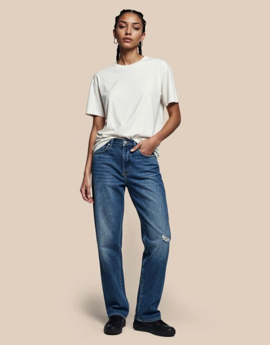 Heavy Oversized Unisex T-Shirt – 180 GSM – 100 % Bio-Baumwolle – OCS zertifiziert