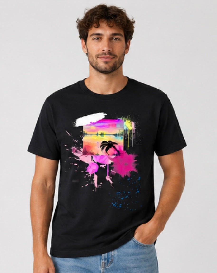 Kurzarm T-Shirt (Baumwolle), Art Shirt by DaisyArtCzeczor