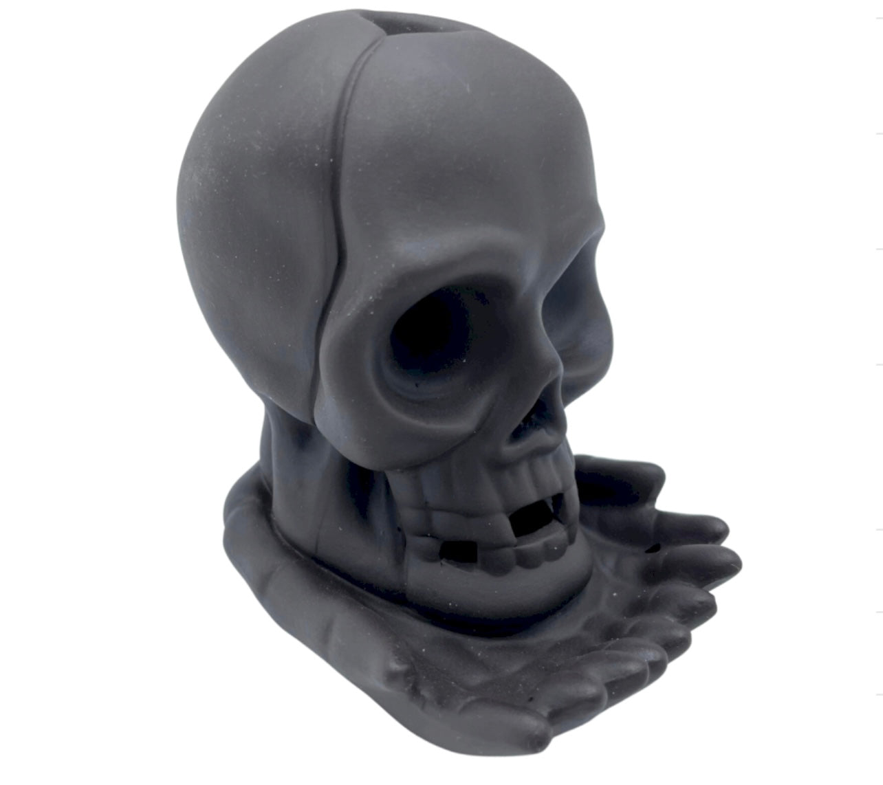 Rückfluss-Räuchergefäß „Weinender Totenkopf“ (mit Licht)
