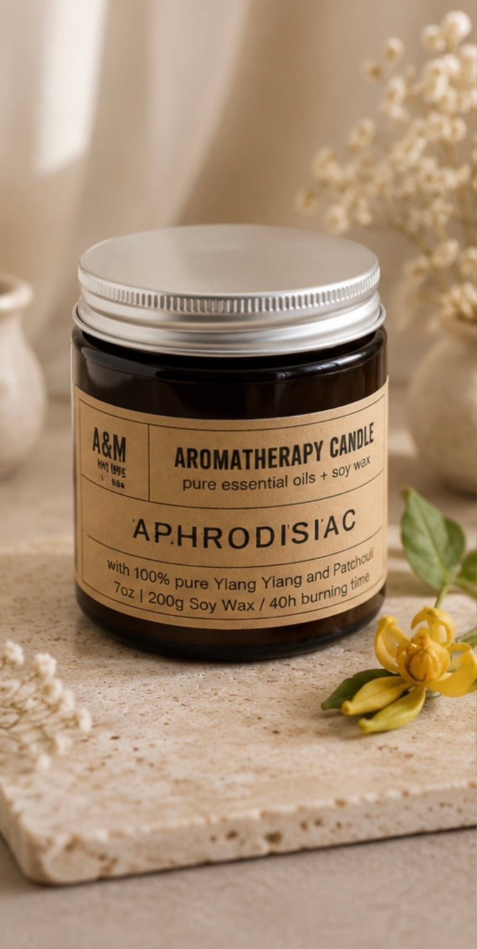 Aromatherapy Candle – Sojawachskerze mit ätherischen Ölen